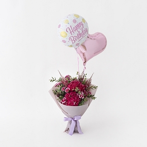 HLB034 CHARLIE 花束配氣球